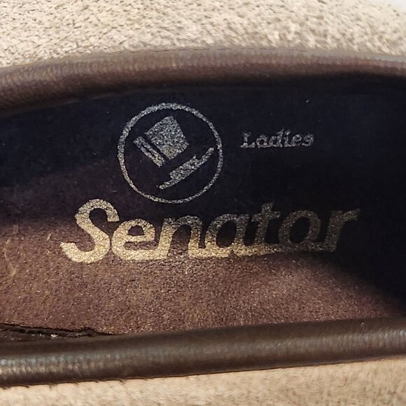 Vintage Senator Suede Golf Cleats‎ Women's 6.5M Saddle Shoe Kilties Niche *Rare* - Picture 9 of 13